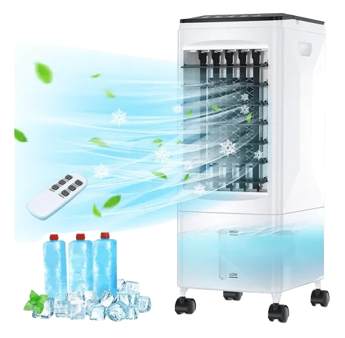 Enfriador De Aire Acondicionado Portátil Ventilador Frio 6l